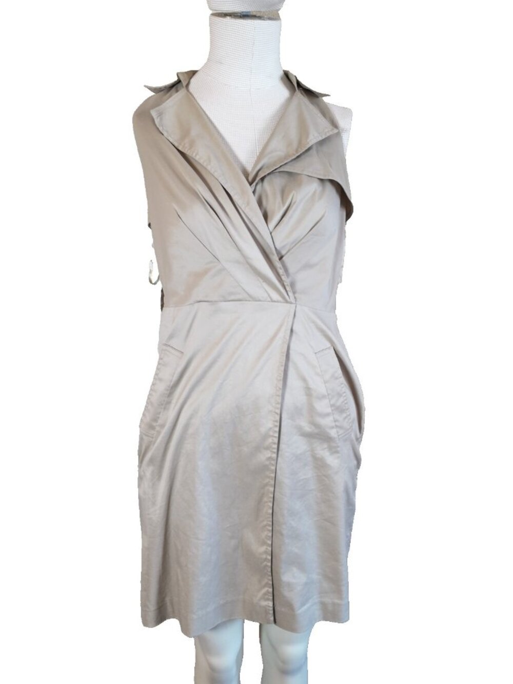 Ann Taylor Khaki Dress size 2 Petite